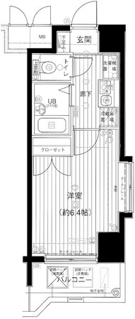 メインステージ早稲田の物件間取画像